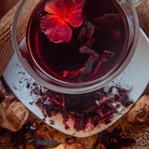 Chá de Hibisco Cavalinha e Gengibre