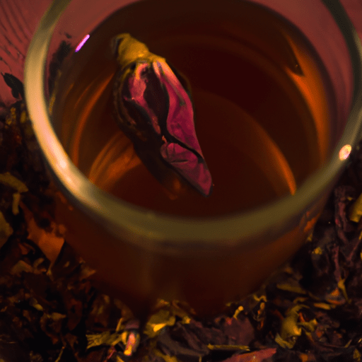 Chá de Sene com Hibisco e Canela